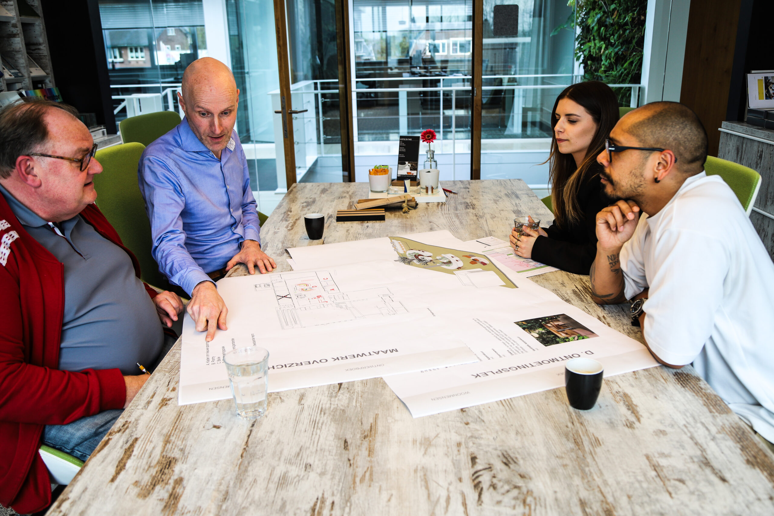Kantoor Overleg Werktekening Bespreken (2)